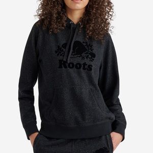 Roots Hoodie in Black Pepper XS